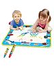 NEGOCIO Water Color Mat Doodle Water Drawing Mats 2 in 1 No Mess Coloring Educational Painting Toys for Toddlers Boys Girls Indoor/Outdoor Play - PACK OF 1 - COLOR MAY VARY