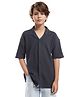 Rare Ones Half Sleeves Solid Shirt - Navy Blue