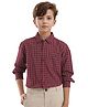 Rare Ones Full Sleeves Checked Shirt - Red