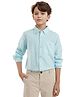 Rare Ones Full Sleeves Solid Shirt - Pastel Blue