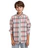 Rare Ones Cotton Full Sleeves Checked Shirt - Pink