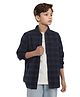 Rare Ones Full Sleeves Checked Shirt - Dark Blue