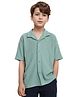Rare Ones Half Sleeves Solid Shirt - Green