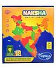 Toysaga Naksha| Map of India| 36 Informational States & UTS Trump Flash Cards| Quiz Game| India Map Foam Puzzle Jigsaw for Ages 3+| Kids Educational Learning Toy| Gift for Boys & Girls - 24 Pieces
