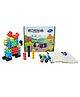 Toysaga Link 'N' Lock Fun Blocks| 100 Building Blocks| Interlocking MathLink Cubes | Fidget Toy| Pre-School Arithmetic Montessori Toy| Math Manipulative| STEM Toy| Fun for All Ages| Return Gift