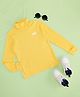 Pantaloons Junior Cotton Full Sleeves Solid Sweatshirt - Blazing Yellow