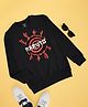 Pantaloons Junior Naruto Featuring Full Sleeves Back Character Printed Sweatshirt - Black