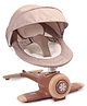 Airplane Shaped Electric Rocker with Mosquito Net & Remote - Brown