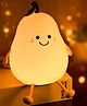 Flaze Night Lamp for Bedroom, Cute Lamp, Night Lamp for Kids, Silicone Lamp, Cute Night Lamp, Birthday Gifts, Lamp for Kids, Light Lamp, Diwali Light, Rechargeable, Pear Lamp  ( Color May Vary)