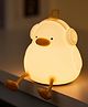Flaze Cute duck Night Light for Kids, Nursery Silicone Night Light, LED Lamp,Room Decor, Gifts for Toddler Children Teenage kids ( Color May Vary)
