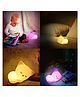 Flaze Night Light for Kids Bedroom, Cute Animal Silicone Nursery Night Lamp Touch Control Nightlights USB Rechargeable Bedside Lamp for Baby Children Toddlers  ( Color May Vary)