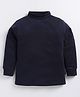 Nottie Planet Cotton Knit Full Sleeve Solid Tee - Navy Blue