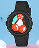 Kool Kidz Cherry Designed Analogue Watch - Black