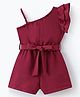 Mark & Mia Sleeveless Solid Jumpsuit - Maroon
