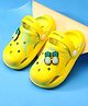 Babyoye Clogs with Back Strap & Fruit Applique - Yellow