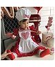 Babymoon Baby Designer Apron with Cap Chef Baby Photoshoot Props set of 2 - White