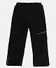 MINI KLUB Cotton Fur Detailed Pant - Black