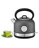 Hafele Dome Plus 2200W, 240V Electric Stainless Steel Kettle with Spout Cover with Analogue Temperature Display, Detachable Micro-Mesh Filter for Lime Scale Filtering, Easy Cleaning 1.7 Lit- Grey