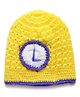 MayRa Knits Hand Knitted Clock Crochet Designed Cap - Yellow