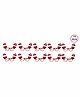 Fiddlerz Christmas Santa Themed Goggle Red - Pack of 10