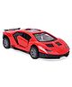 Rising Step Die Cast Pullback Car Toy with Glass Cover -Red