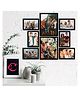 eCraftIndia Memory Wall Collage Photo Frame - Set of 8 Photo Frames for 6 Photos of 5