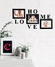 eCraftIndia Set of 3 Black Solid Memory Wall Collage Photo Frame