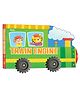 Cutout Board Book : Train Engine - Small Wheel for Children's Activity | Picture | Cute Rhymes | Wonderful Gift for Kids; 1+ Ages - English