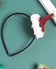 Tipy Tipy Tap Christmas Theme Santa Cap Designed Hair Band - Red