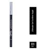 Glam21 Ultimate Gel Eyeliner Kajal Dense & Smudge-free Matte Finish | Creamy Texture-Black, 1.5g
