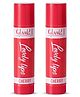 Glam21 Moisturizing Lip Balm with SPF30 upto 16hrs | Infused Fruit Extract Ingredients Cherry Pack of 2