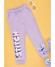 Pantaloons Junior Cotton Disney Milo & Stitch Featuring Character Printed Joggers - Purple