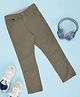 Pantaloons Junior Solid Trousers - Olive Green
