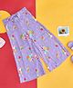 Pantaloons Junior Viscose Rayon Unicorn & Fairy Printed Trousers - Lilac