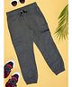 Pantaloons Junior Cotton Solid Jogger - Grey