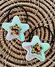 Kalacaree Set of 2 Star Designed Rubber Bands - Glossy White