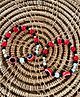 Kalacaree Set of 2 Evil Eye Designed Beaded Bracelet - Red & Black