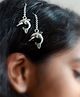 Pretty Ponytails Dolphin Designed Tic Tac Clips - Silver