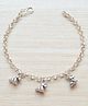 Pretty Ponytails Dogs Designed Chain Bracelet - Gold