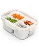 TEX-RO Fridge Storage Boxes Freezer Storage Containers Container for fridge Storage Set Storage in fridge Vegetable Storage Refrigerator Food Box set of 1 - Transparent