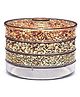 TEX-RO sprouts maker box with 4 Compartments for Multi Purpose Use Plastic Grocery Container Sprouted Grains Seeds Dal Channa Chole Ragi Organic Sprouting Jar 500ml 4Layer - White And Transparent