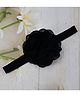 Little Miss Cuttie Chiffon Flower Designed Headband - Black