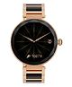 Titan Elixir Smartwatch with All 316L SS construction, 3.04 CM AMOLED Display, BT Calling, Skin Temperature Sensor, Womens Health-Black