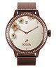 Titan Valerie Premium Smartwatch with All  SS construction, Skin Temp. Sensor, Women Health, SingleSync BT Calling-Brown