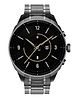 Titan Heritage Premium Smartwatch with All SS Design, 3.6 CM AMOLED Display, BT Calling, Advanced Chipset, Titan Health-Black