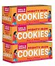 Tots & Moms Foods - Mighty Iron Cookies - Bajra & Walnut | Boost Pregnancy Nutrition | Lactation Cookies for Breastfeeding mothers | Millet & Jaggery Junk-free Snack - Pack of 3-150g each
