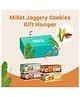 Tots & Moms Millet Jaggery Cookies Gift Box | Sugar-Free Cookies/Biscuits | Pack of 4