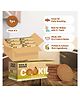 Tots & Moms NO Maida NO Sugar - Nuts & Seeds Cookies | Millet & Jaggery Biscuits for Little Ones | Made with Multi Millets, Nuts, Seeds, Butter & Jaggery | No Raising Agents, No preservatives | Pack of 6 - 150g each