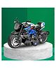 VGRASSP 1:14 Scale Die Cast Police Super Bike Toy For Kids With Rubber Tires, Detailed Exterior - Pull Back Action Sports Motorcycle Toy - Multicolor