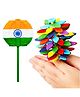 VGRASSP Handheld Rotating Candy Flower Toy For Kids - Spinning Flower Stress Relieve Fidget Toy - Gift For Boys And Girls - Color As Per Stock
